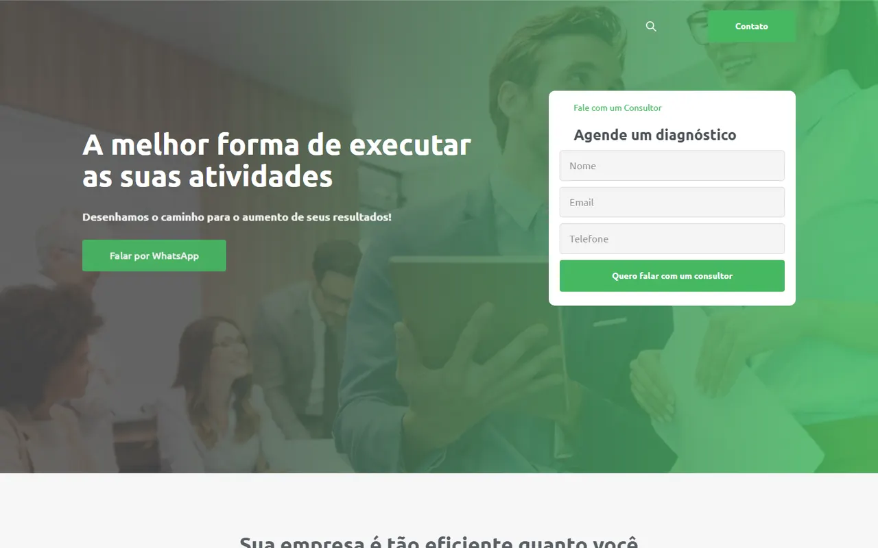 Site da Flowchart Assessoria desenvolvido pela Agência Cria