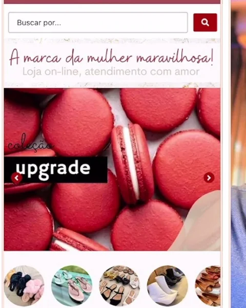 Loja para confeitaria desenvolvida pela Agência Cria