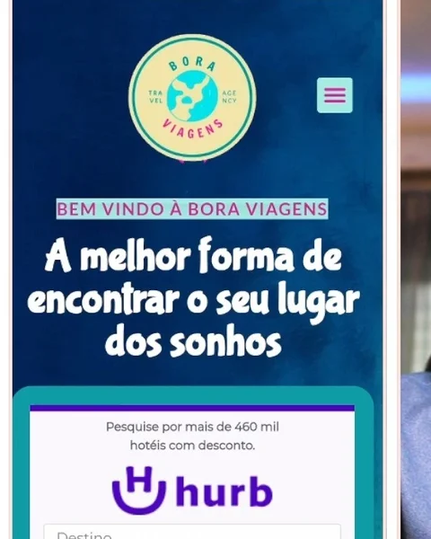 Site para turismo desenvolvido pela Agência Cria